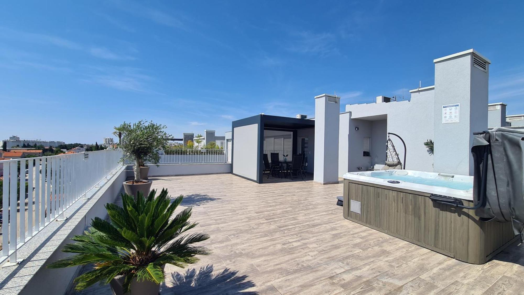 Appartement Zadar Sunset Penthouse With Spectacular View And Jacuzzi Extérieur photo